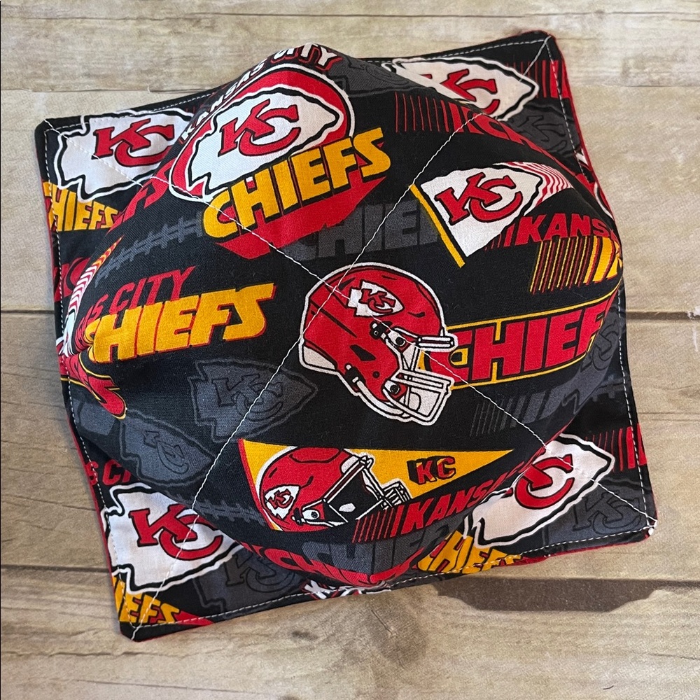 Microwave Bowl Cozy Reversible NFL KC Chiefs